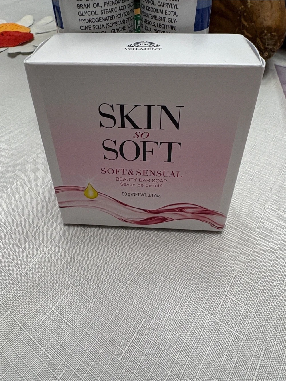 Avon Skin So Soft Soft & Sensual Pink White Beauty Bar Soap